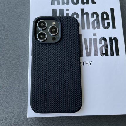 Liquid Silicone Woven Pattern Phone Case