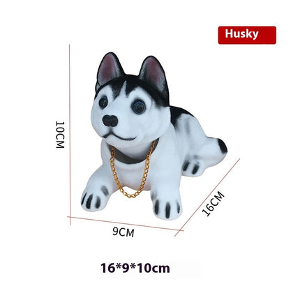 Resin Head-shooking Dog Animal Multi-specification Creative Cute Car Decoration