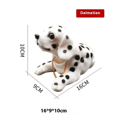 Resin Head-shooking Dog Animal Multi-specification Creative Cute Car Decoration