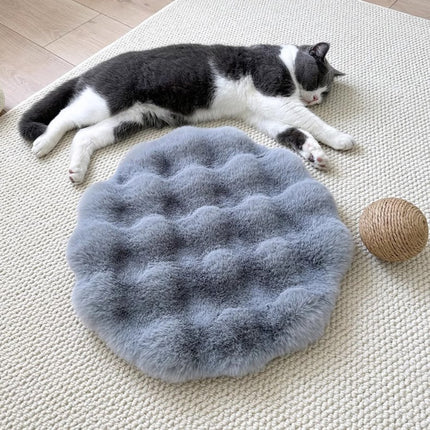 Plush Pet Pad Sleep Round Autumn And Winter Warm