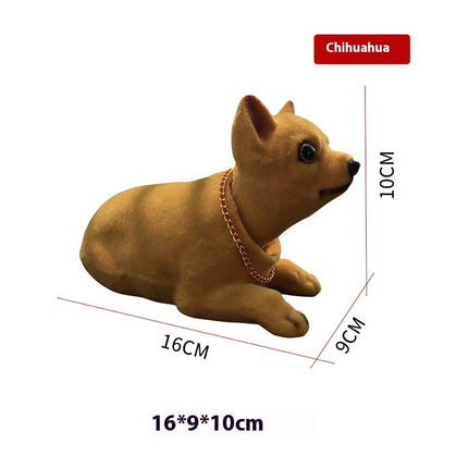 Resin Head-shooking Dog Animal Multi-specification Creative Cute Car Decoration