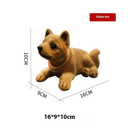 Resin Head-shooking Dog Animal Multi-specification Creative Cute Car Decoration