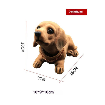 Resin Head-shooking Dog Animal Multi-specification Creative Cute Car Decoration