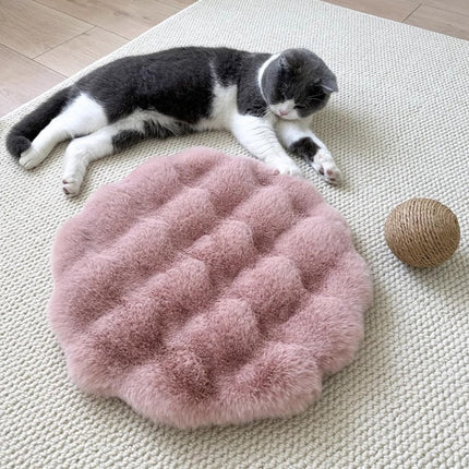 Plush Pet Pad Sleep Round Autumn And Winter Warm
