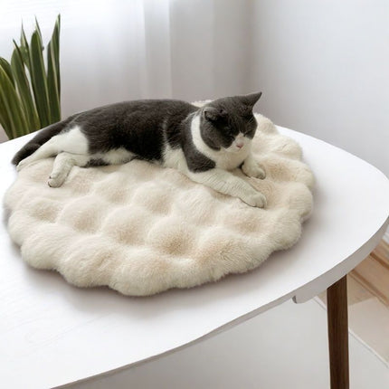 Plush Pet Pad Sleep Round Autumn And Winter Warm
