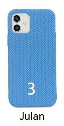 Liquid Silicone Woven Pattern Phone Case